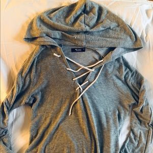 MICHAEL LAUREN GREY FASHION HOODIE